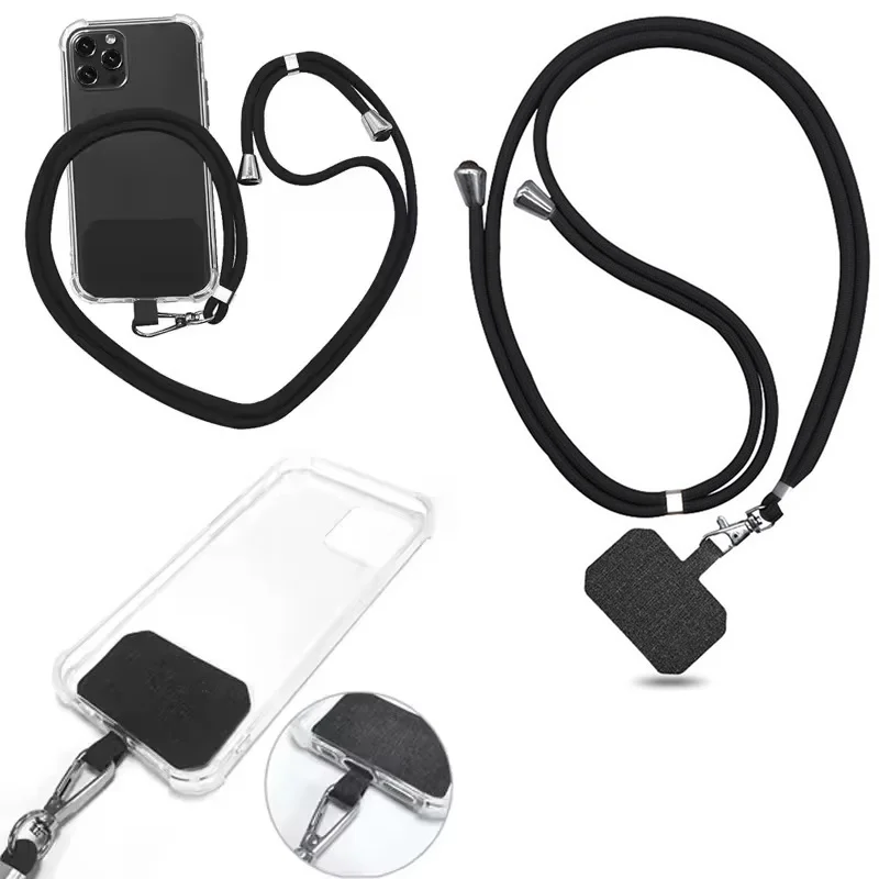 Lanière universelle réglable pour téléphone, cordon multifonctionnel pour suspendre le téléphone portable, sangles de cou anti-perte, accessoire pour téléphone portable