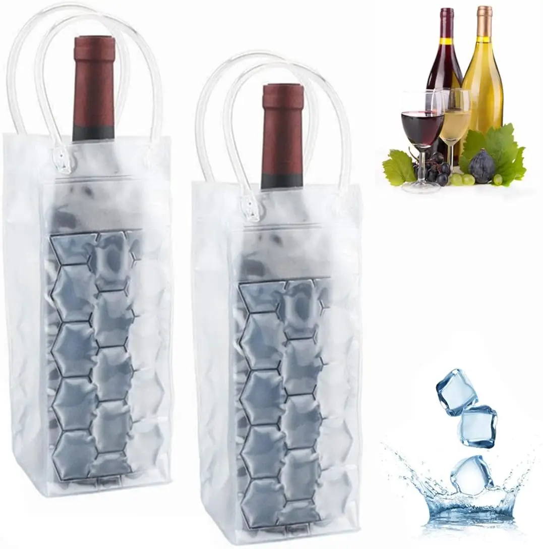 Sac isotherme pour vin, champagne, bière, verres à vin, whisky, canettes de boisson, avec gel réfrigérant, accessoires de bar