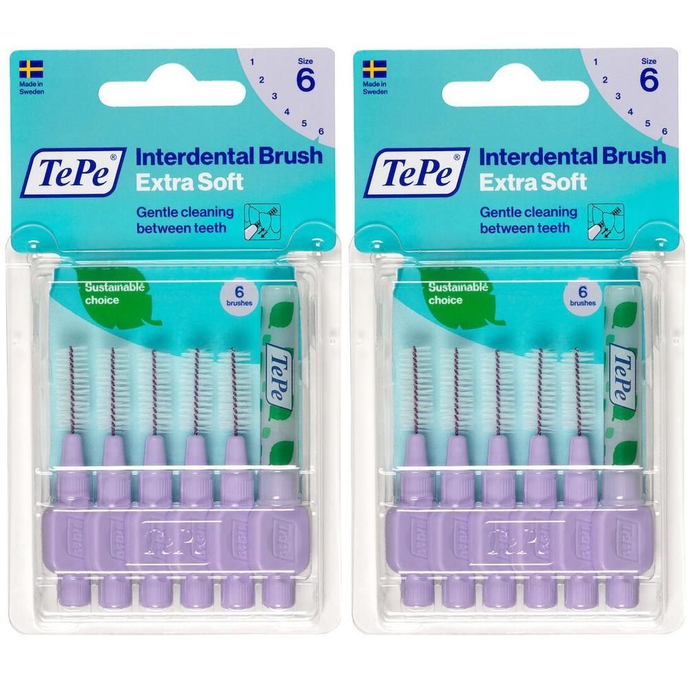 TePe® Extra Soft Lilla Scovolino Interdentale blister ISO 6 - 1,1 mm 2