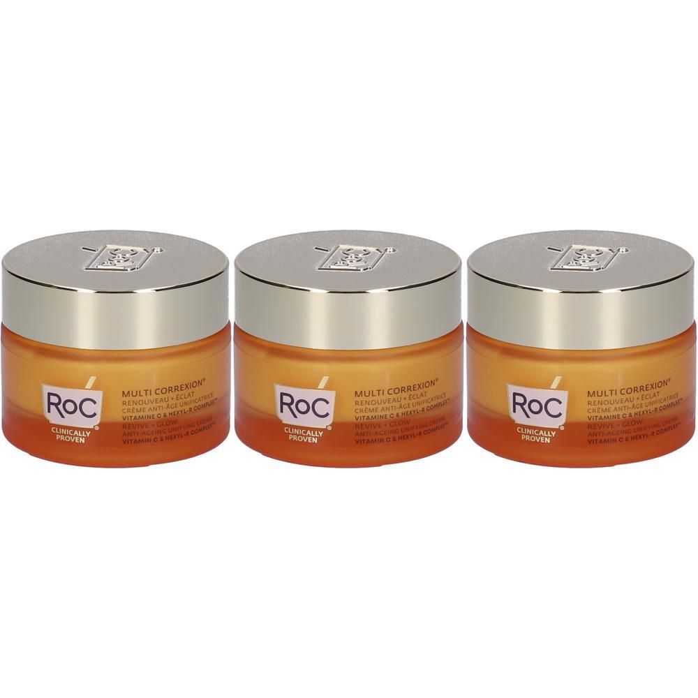 ROC Multi Correxion Revive + Glow Anti-ageing Unifying Cream 3x50 ml C