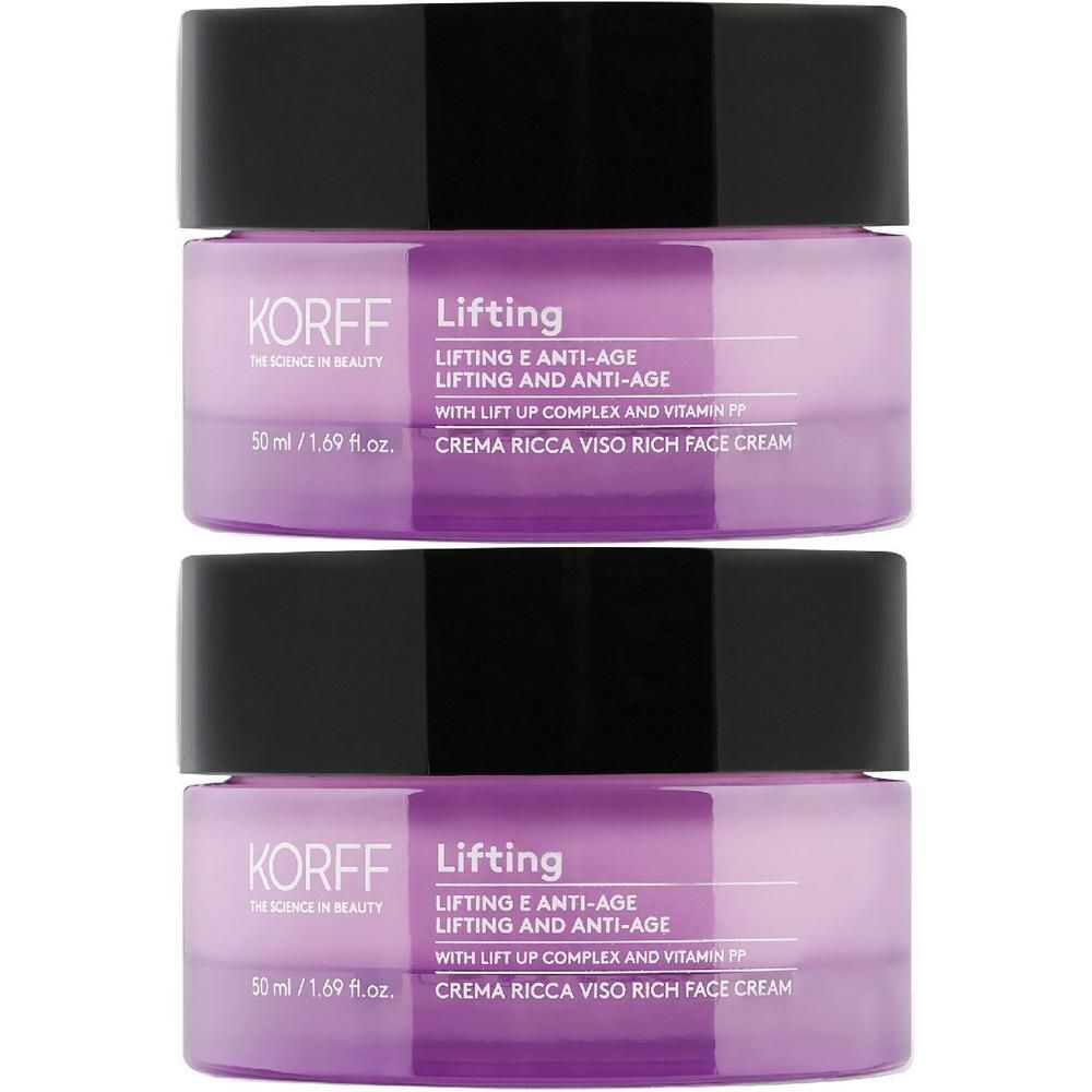 KORFF Lifting 40-76 Crema Viso Ricca 2x50 ml