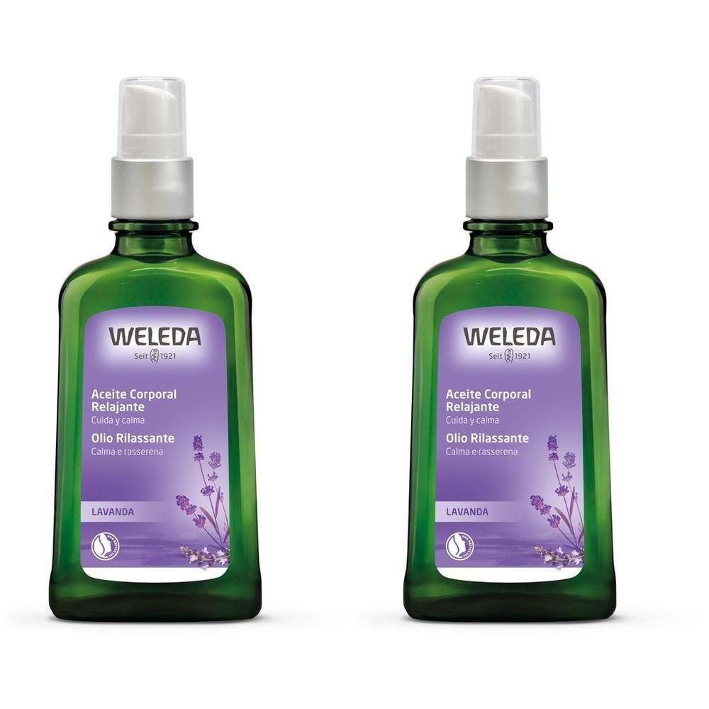 WELEDA Olio Rilassante Lavanda 2x100 ml Soluzione