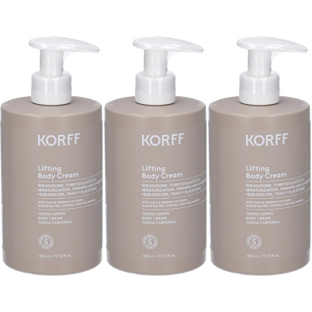 KORFF Lifting Body Cream 3x400 ml