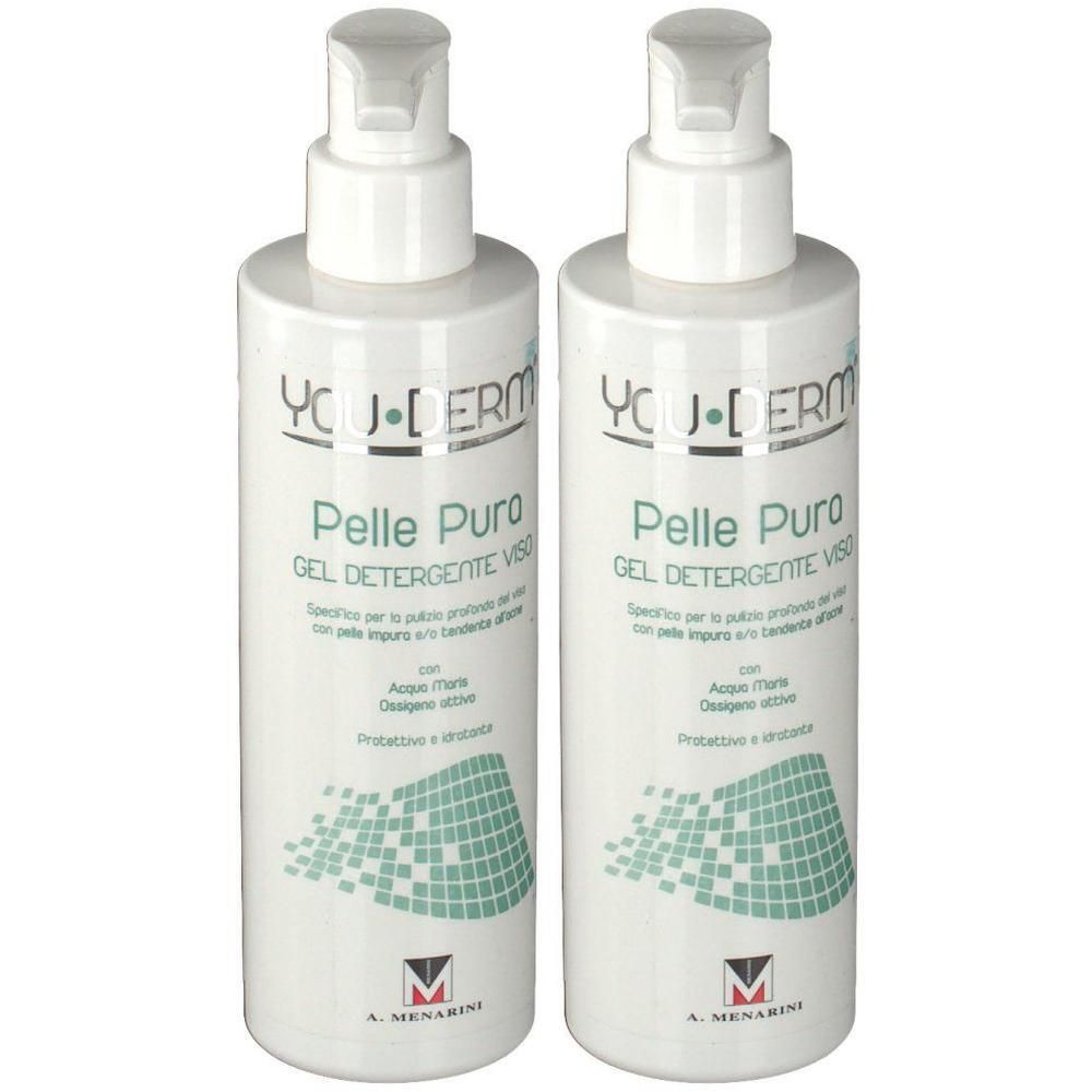 YOUDERM® Pelle Puro Gel Detergente Viso 2x200 ml
