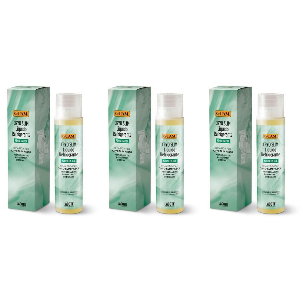 GUAM® Cryo Slim Liquido Refrigerante 3x250 ml