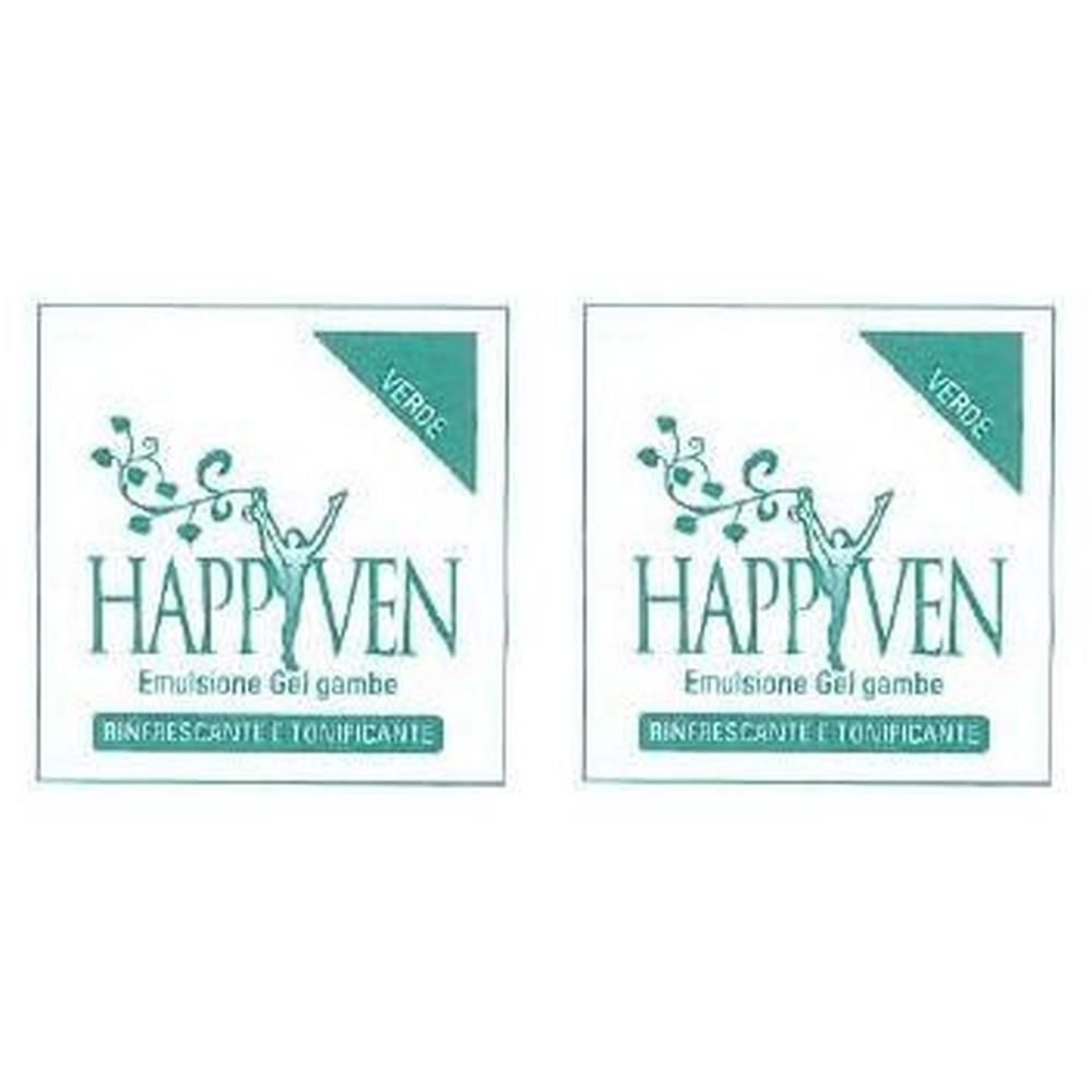 Gel Rinfrescante Happyven Verde 2x150 ml