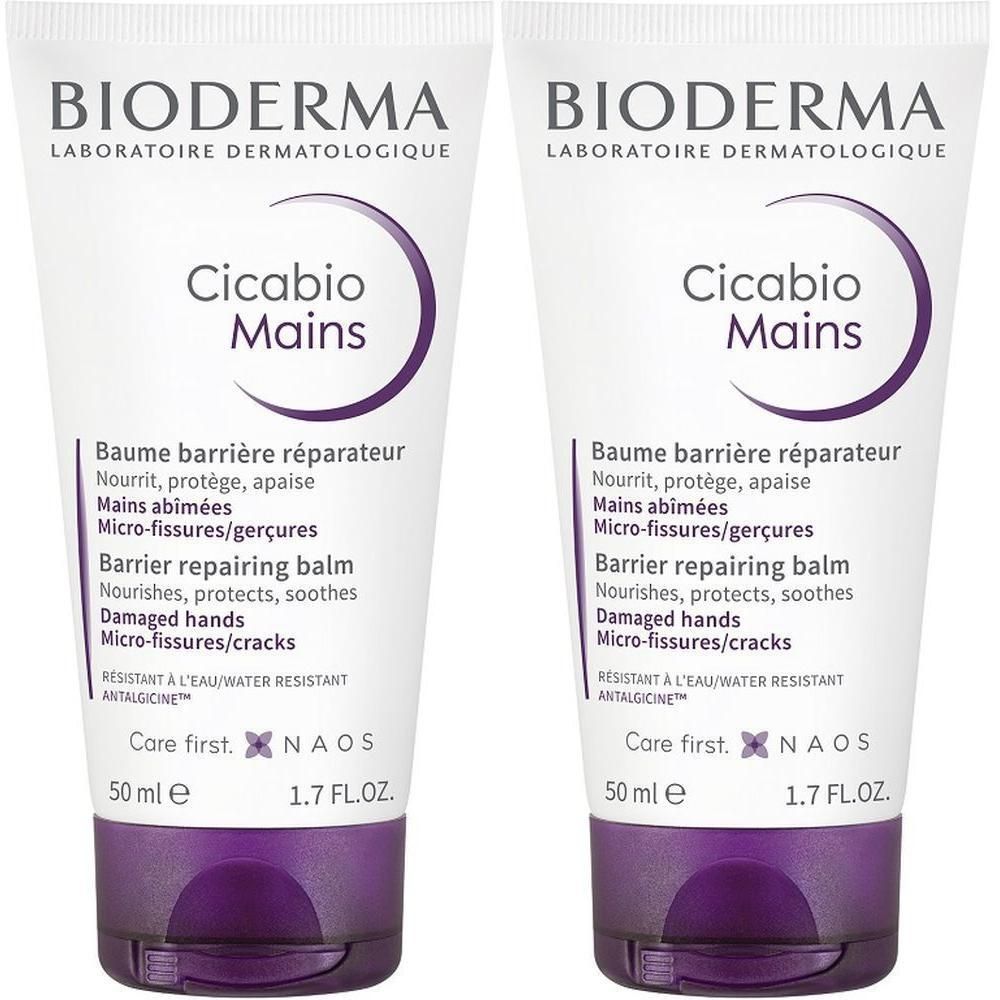 BIODERMA Cicabio Mains Crema mani danneggiate screpolate fissurate 2x5
