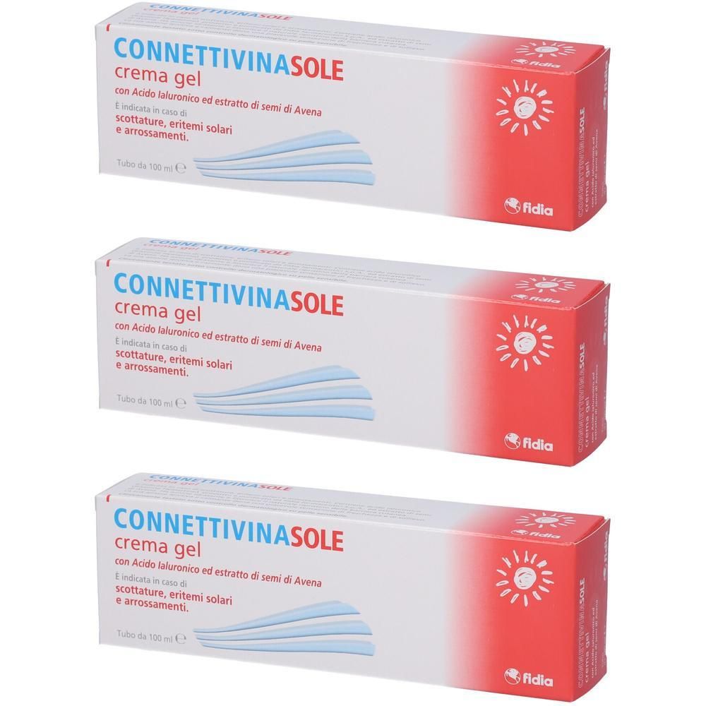 Connettivinasole Crema Gel 3x100 ml
