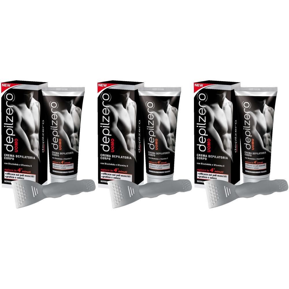 Depilzero Crema Corpo Uomo 200 Ml 3x200 ml