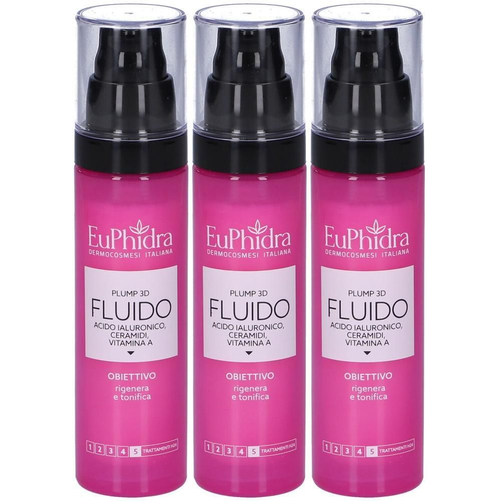 Euphidra Plump 3d Fluido Acido Ialuronico 50 Ml 3x50 ml