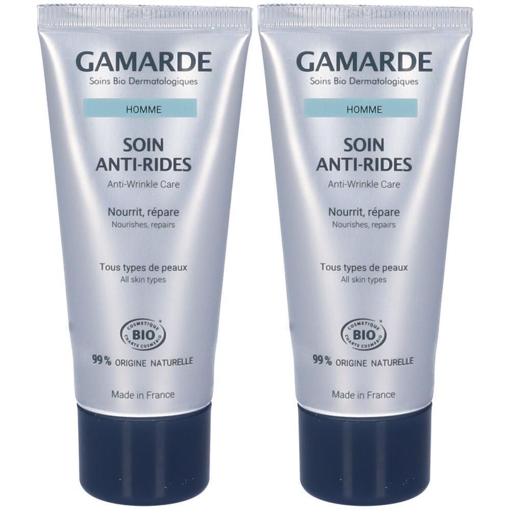 Gamarde Uomo Cura Anti-Rughe 2x40 g