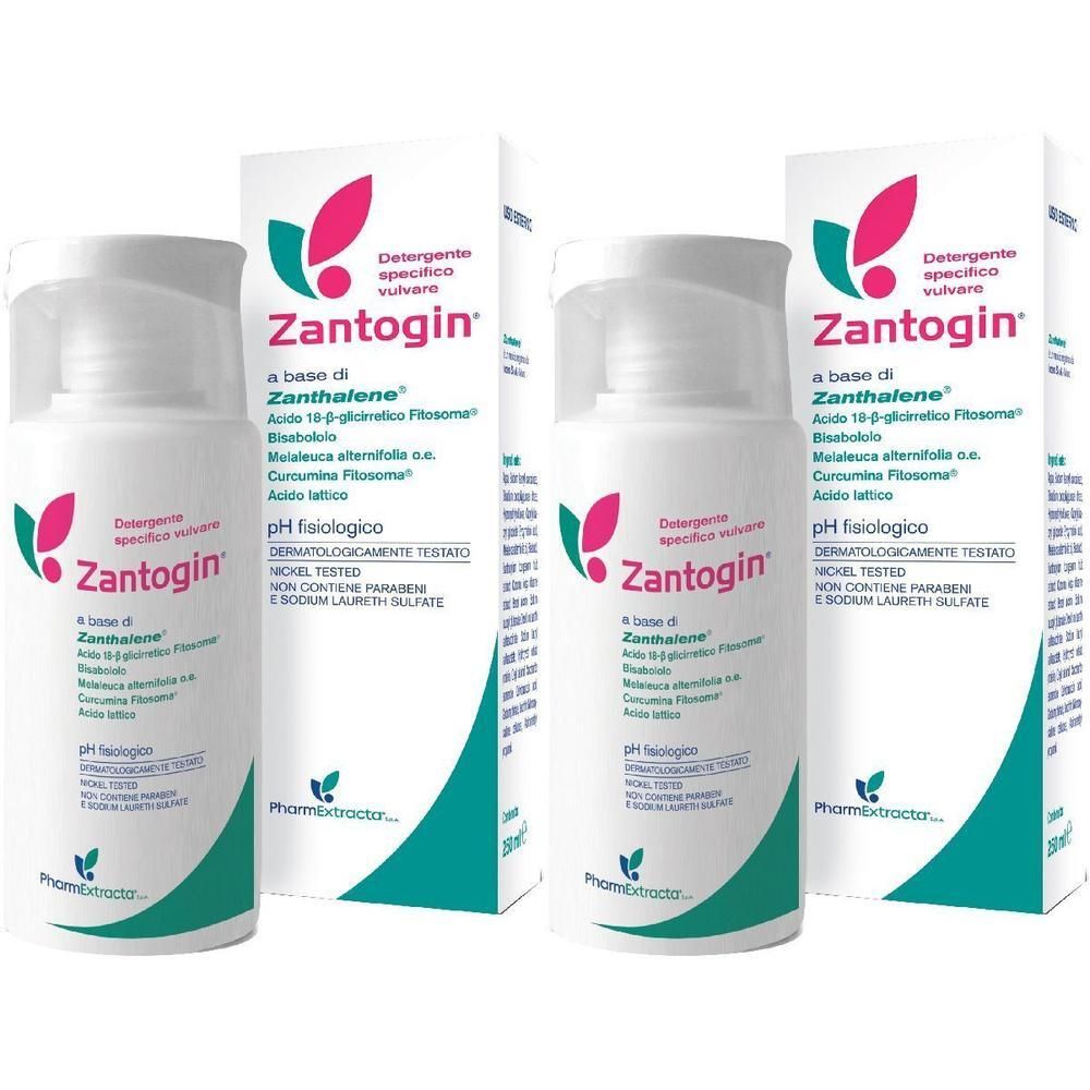 Zantogin Detergente Intimo 250 Ml 2x250 ml Soluzione