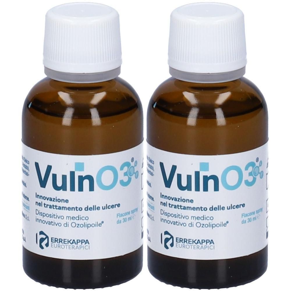 Vulno3 Spray Trattamento Ulcere 30 Ml 2x30 ml