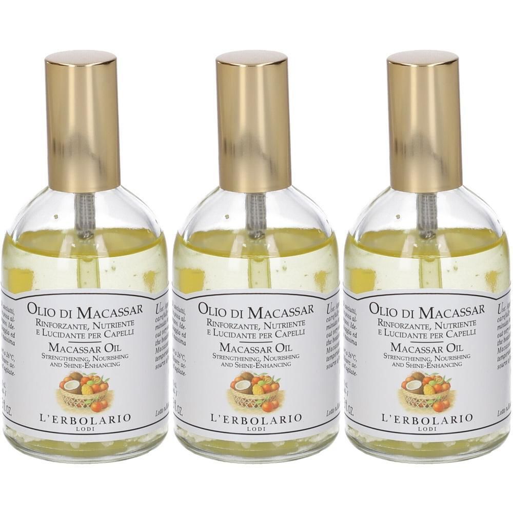 L`Erbolario Olio di Macassar 3x100 ml