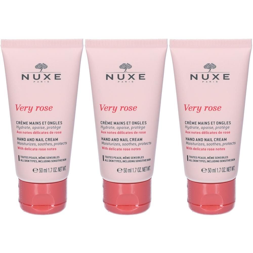 Nuxe Very Rose Crema Mani 3x50 ml