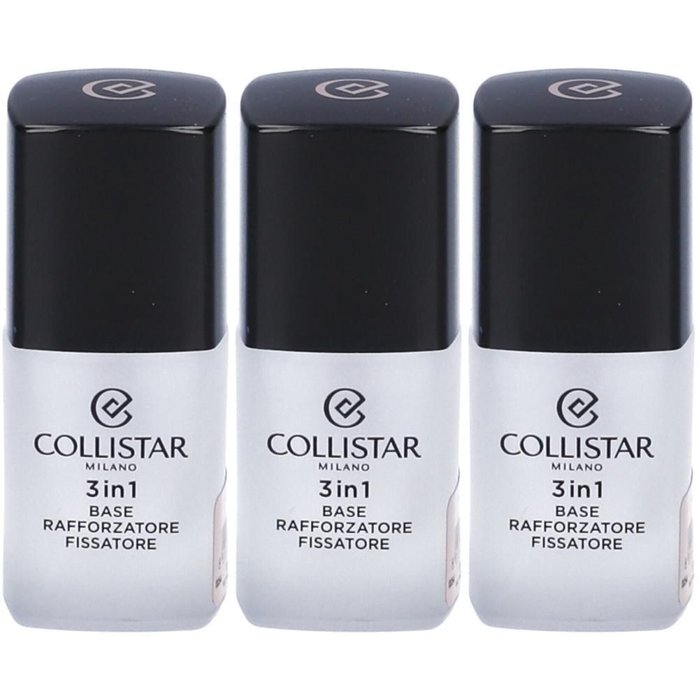 Collistar Smalto Puro3In1 Base Rafforzatore Fissatore 10 Ml 3x10 ml