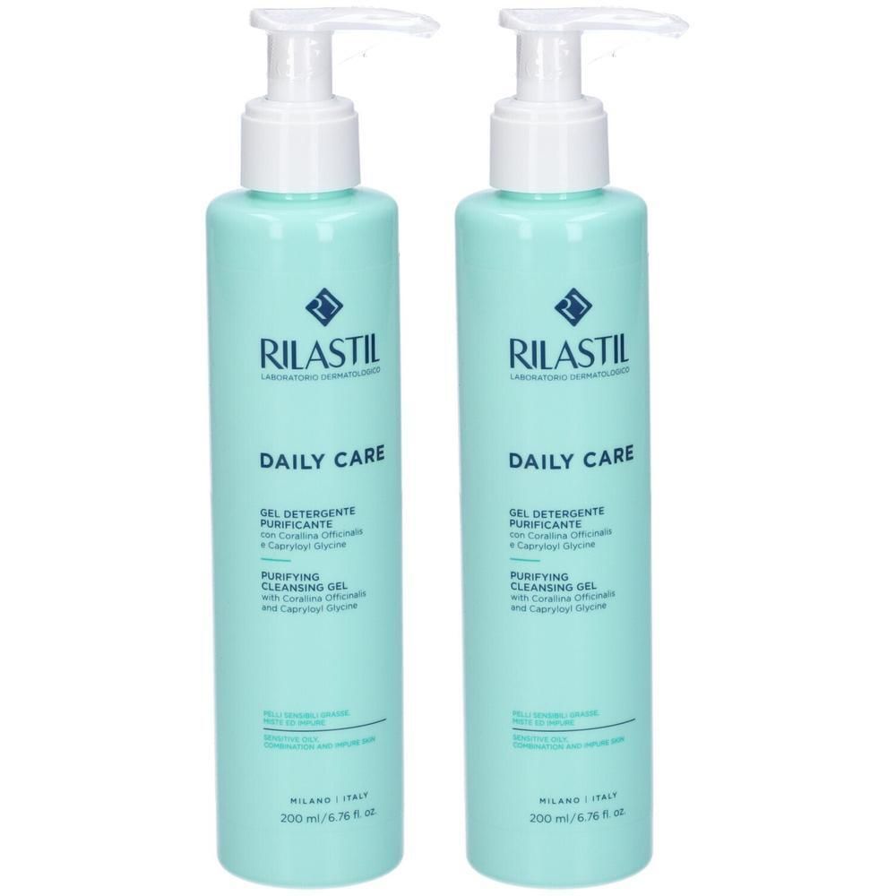 RILASTIL® Daily Care Gel Detergente Nuova Formula 2x200 ml