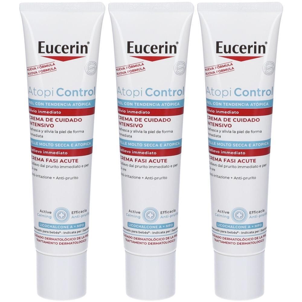 Eucerin AtopiControl Crema Fasi Acute 3x40 ml
