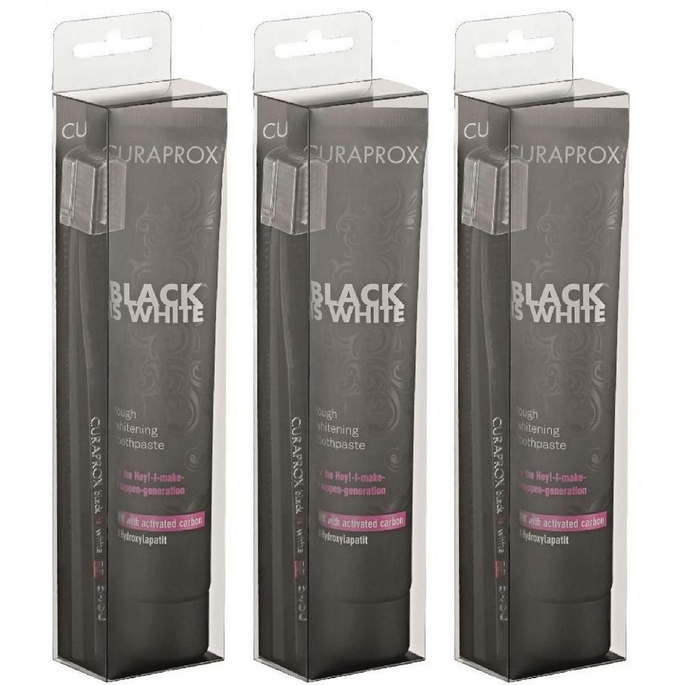 Curaprox Black Is White Dentifrici Sbiancanti 1 Dentifricio Da 90Ml +