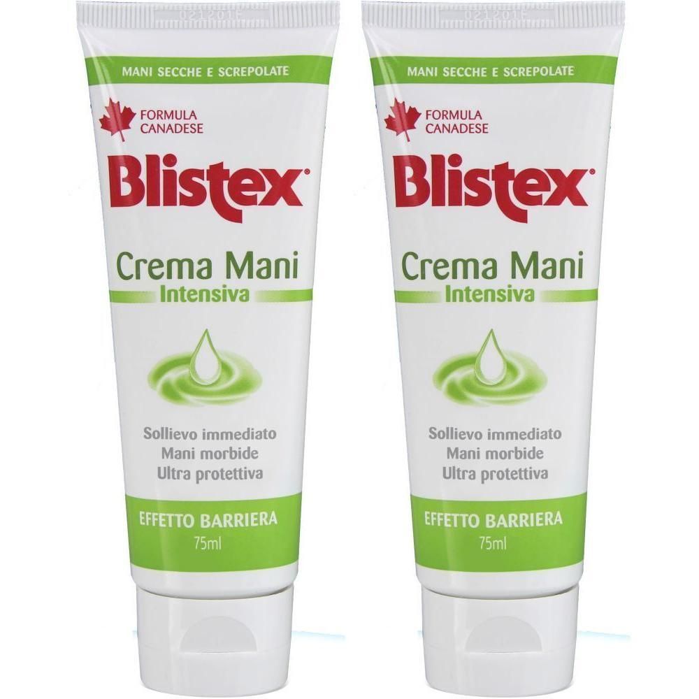 Blistex Crema Mani Intensiva Tubo 75Ml* 2x75 ml