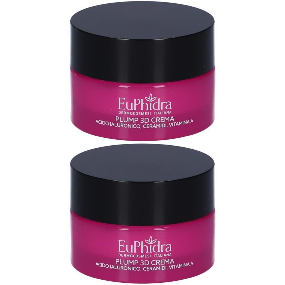 Euphidra Plump 3d Crema Ricca Acido Ialuronico 2x50 ml