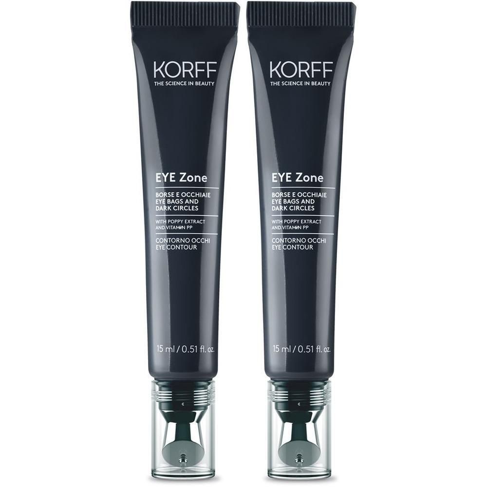 KORFF EYE Zone Contorono Occhi Borse e Occhiaie 2x15 ml