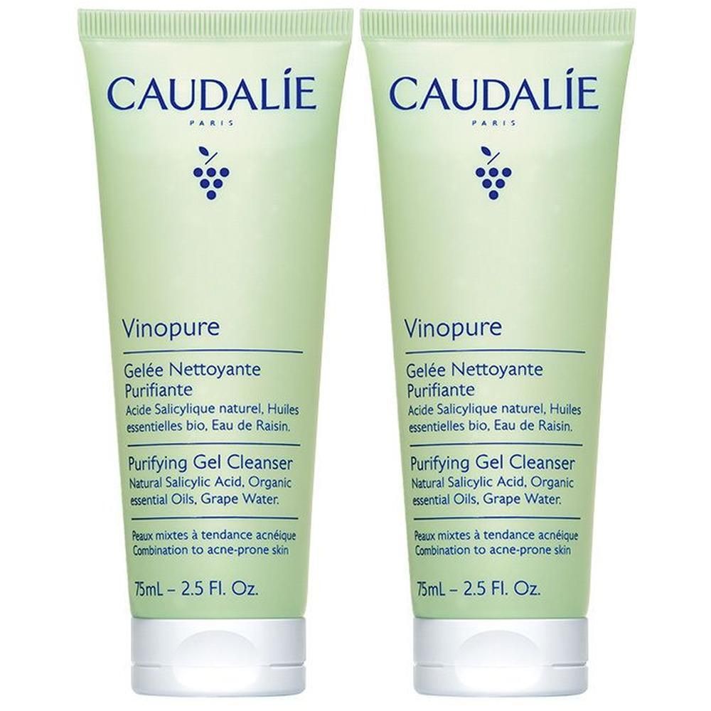 Caudalie Vinopure Gel Detergente Purificante all'Acido Salicilico 75ml