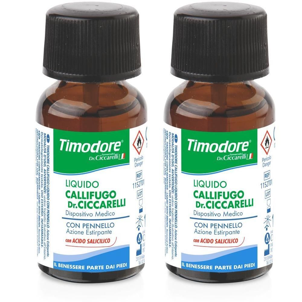 Timodore® Liquido Callifugo con Pennello Applicatore 2x12 ml