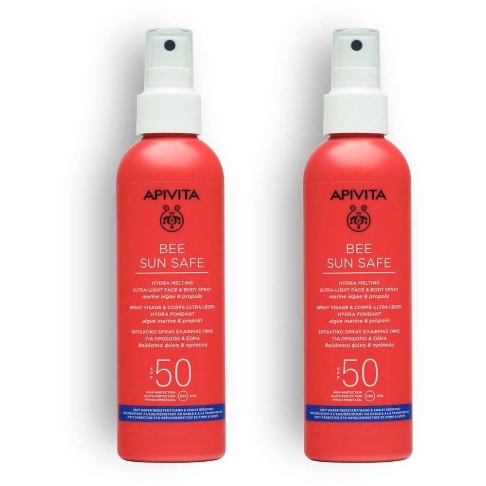 Apivita Spray Hydra Melting Crema solare Viso e Corpo Ultra-Leggero SP