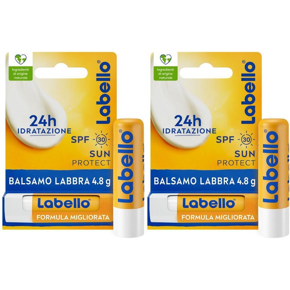 Labello Sun Protect SPF30 4.8 g, Burrocacao labbra idratante e protett