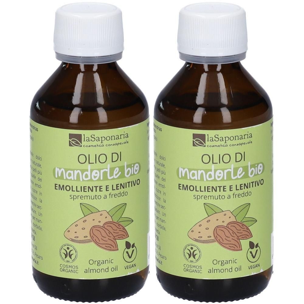 La Saponaria Olio di Mandorle Dolci BIO 2x100 ml