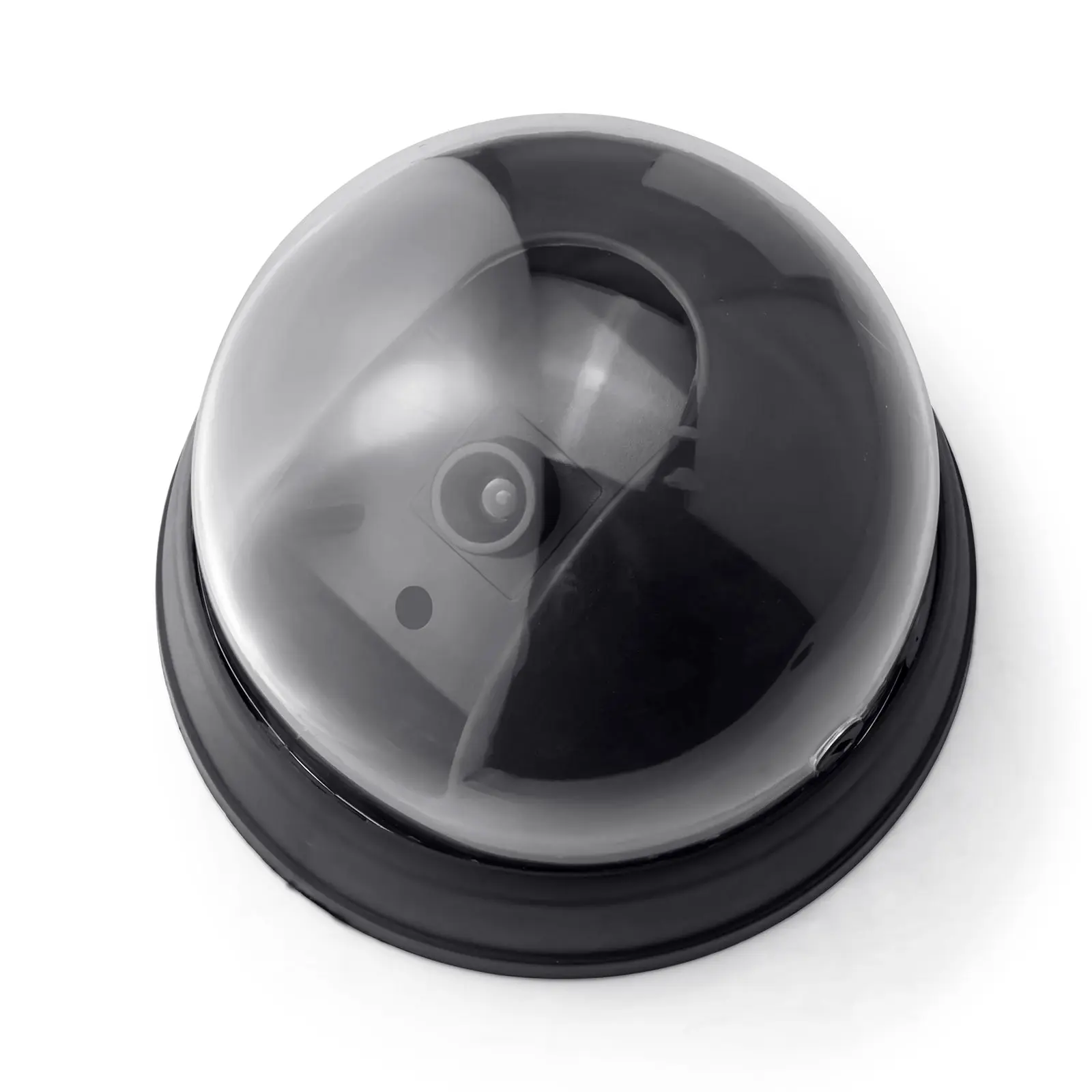 Fuers kreative schwarze plastik kuppel cctv dummy kamera blinkt led gefälschte kamera überwachung sicherheits system Image