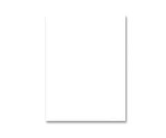 Nature Saver Smooth Texture 100% Recycled Construction Paper, 9in. x 12in., White, Pack Of 50