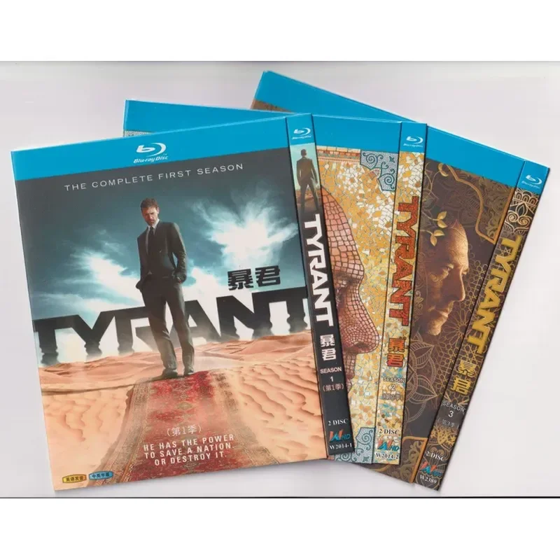 Blu-ray Série américaine Tyrant Saisons 1-3 Tyrant Disque haute définition 1080P 6BD Disque non-DVD