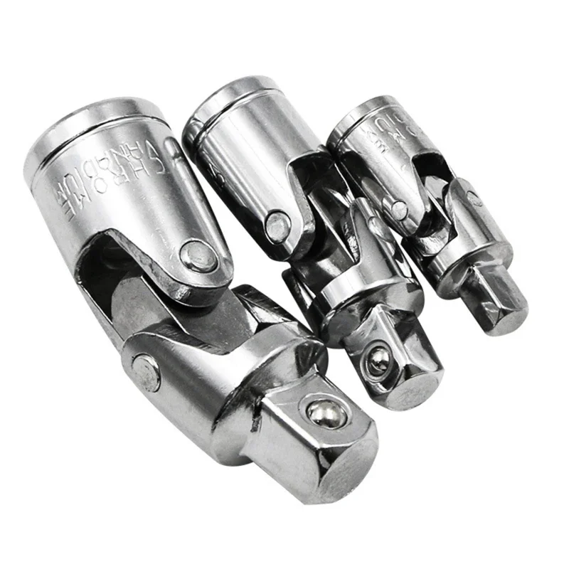 1PC/3PCS Kreuz Joint Set Ratsche Winkel Verlängerung Bar Sockel Adapter Manuelle Und Pneumatische Biegsamen Adapter Buchse werkzeuge NEUE Image