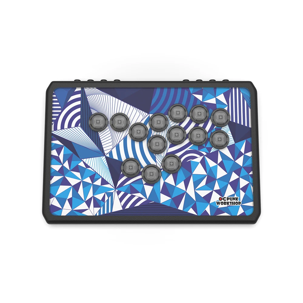 Punk Workshop Neueste Mini Box PWS R14 Hebellose Controller-Unterstützung für PC/P S5 mit PWS Blaze Spark Tasten Griff Kampfkonsole