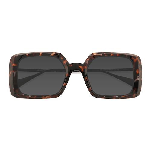 Unisex s square Tortoise Plastic,Metal Prescription sunglasses - Eyebuydirect s Arlington