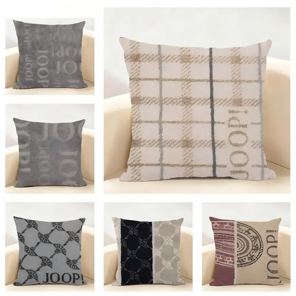 J-JOOP Kissenbezug aus Leinen, weich, für Sofa, Bett, Heimdekoration Image