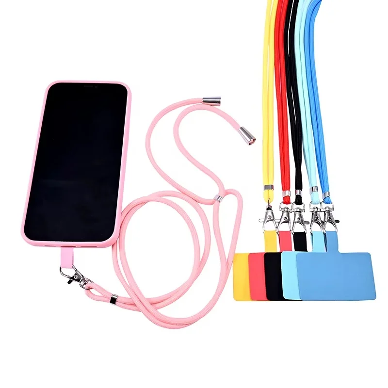 Telefon-Lanyard, verstellbares, abnehmbares Kordel-Lanyard, Riemen für Handy-Kettenzubehör, Handy-Seil, Nackengurte, universell Image