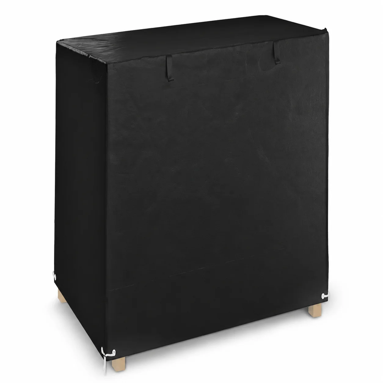 Schaukelbank-Abdeckung mit 8 Ösen 125x90x135/165 cm, wasserdichter und UV-beständiger Schutz für Gartenmöbel, strapazierfähiges PE-Material, mit Reißverschlüssen und Kordelzug zur einfachen Sicherung,