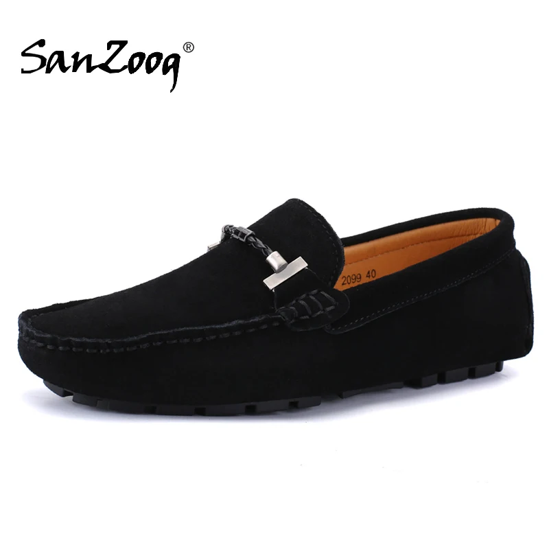 Wildleder Müßiggänger Männer Casual Leder Slip Auf Fahr Schuhe Mode Plus Große Größe 50 51 52 Luxus Marke Designer Schuhe frühling Herbst