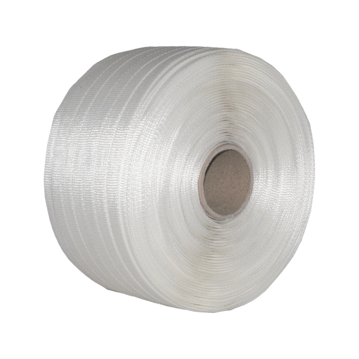 KK Verpackungen 2 Rollen Umreifungsband Textil gewebt HD 19 mm 400 m 975 KG Band Textilband Kern Image