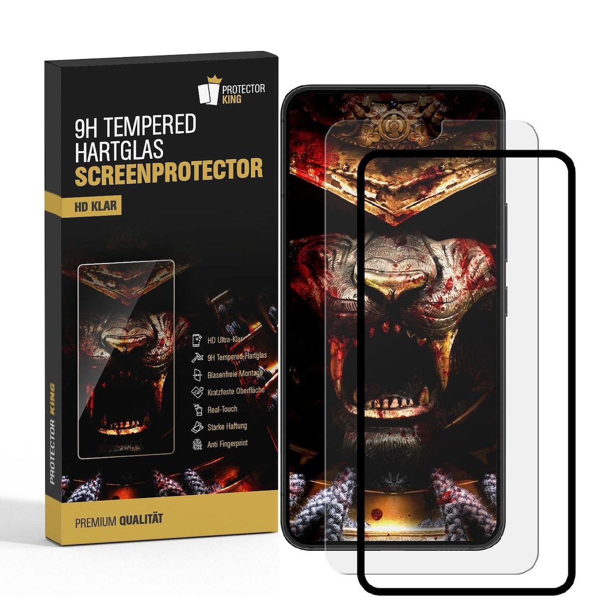 6x 9H Panzerglas für Samsung Galaxy S26 HD klar Montagehilfe Tempered Hartglas Displayschutz Schutzglas Screen-Protector Image