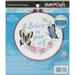 Dimensions Learn-A-Craft 8.09 x 7.24 Belive in yourself Embroidery Kit 5 Pieces
