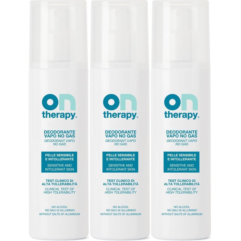On Therapy Deodorante Vapo No Gas 3x100 ml Spray