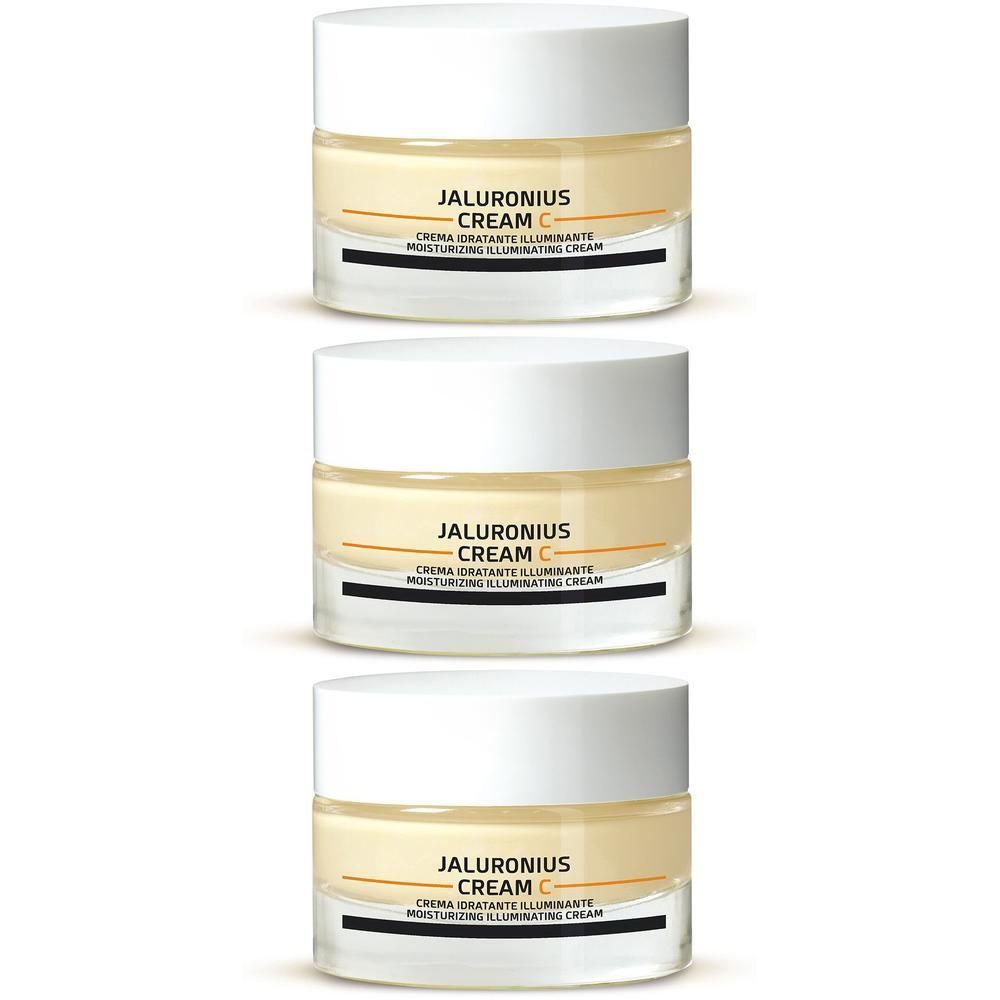 Jaluronius Cream C Crema Idratante e Illuminante 3x50 ml