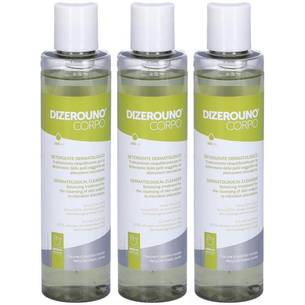 Dizerouno Corpo 200 Ml 3x200 ml
