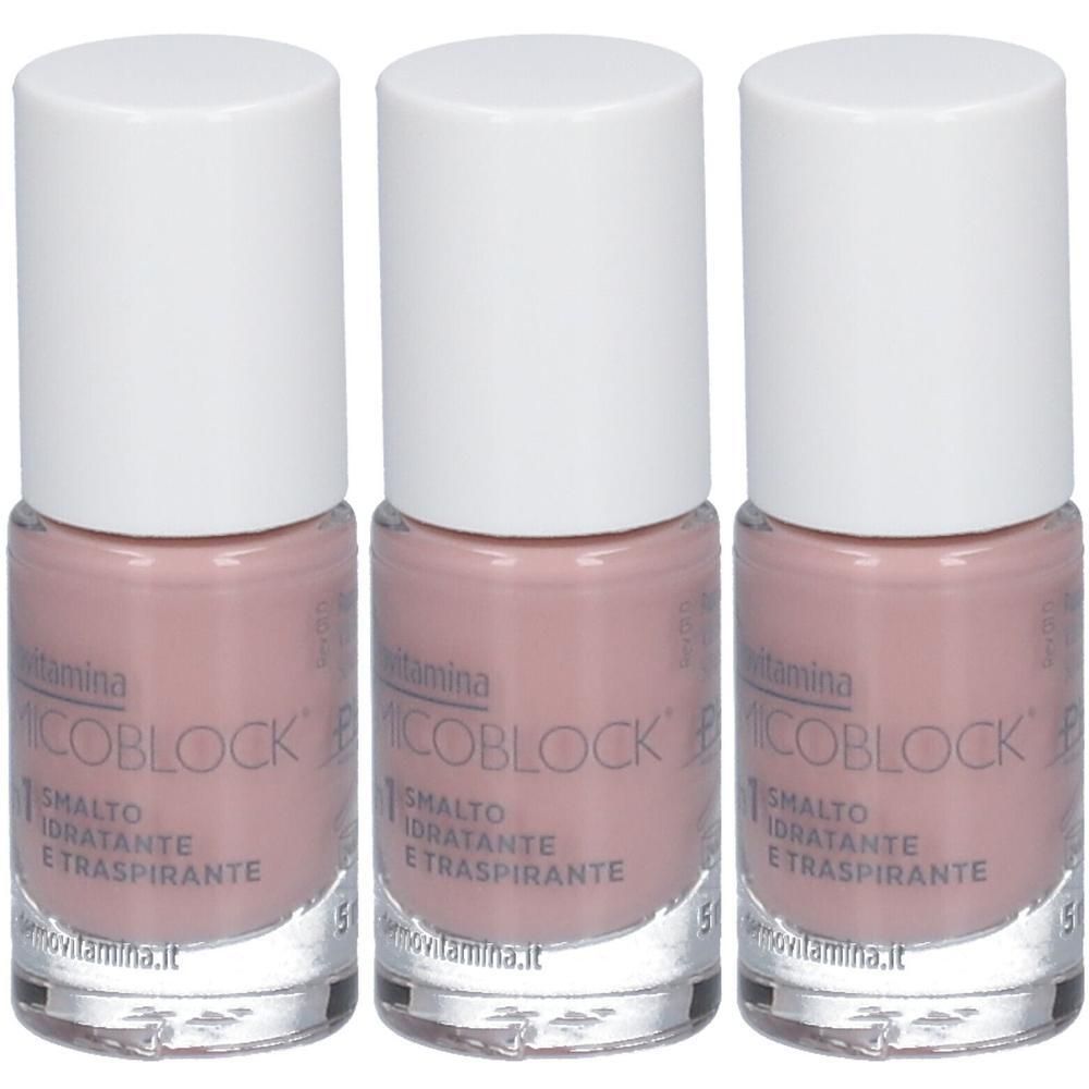Dermovitamina Micoblock® 3 in 1 Smalto Idratante e Traspirante Nude 3x