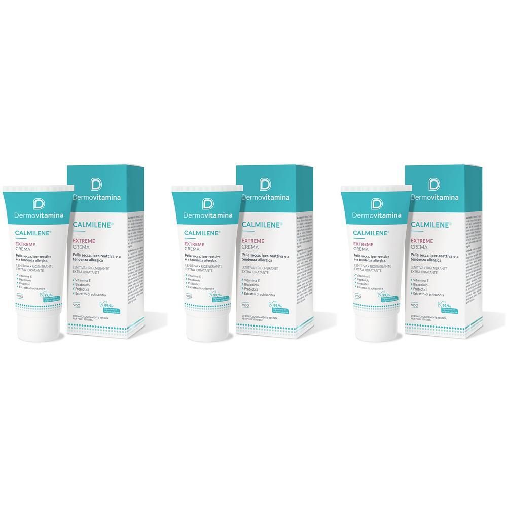Dermovitamina Calmilene® Extreme Crema Viso 3x50 ml