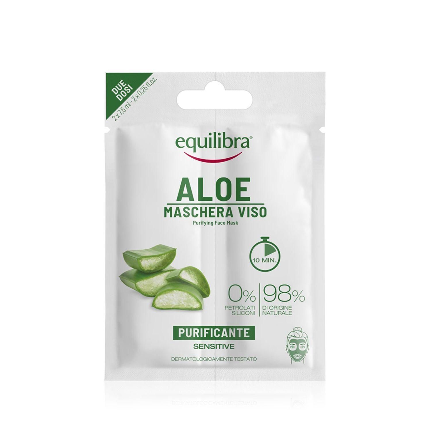 Equilibra® ALOE Maschera Viso Purificante - Risparmia il 10% con codic